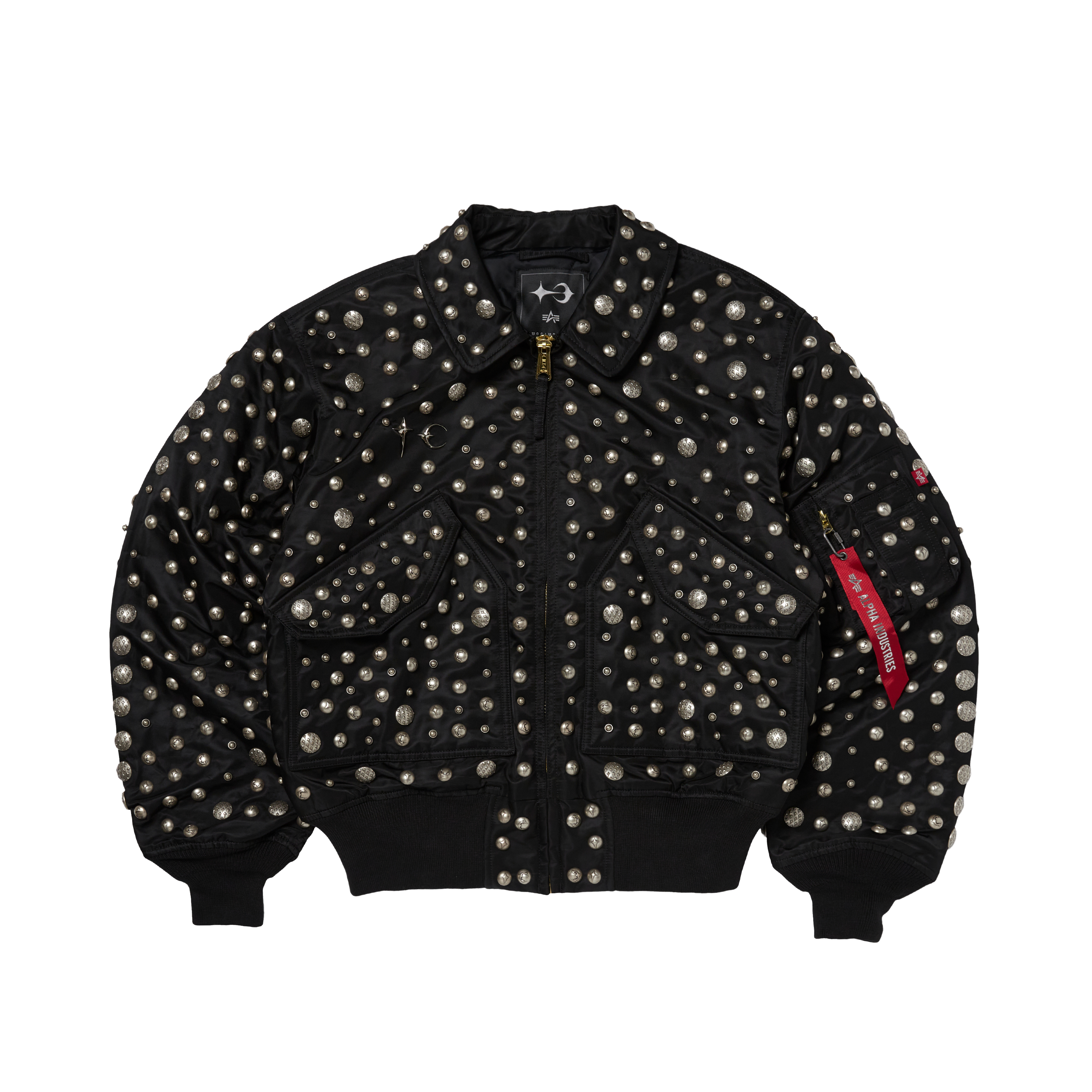 Thug Club x Alpha Industries CWU 45-P FLIGHT JACKET (ALL RIVET Thug Club x Alpha Industries CWU 45-P FLIGHT JACKET (ALL RIVET