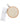 A round woven basket-style pouch or coin purse in off-white with orange stitched accents and a central geometric pattern, attached to a silver clasp. A white paper tag reading 'Handmade craft from blackmats' is hanging beside it on a clean white background.