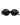 Chanel Paris round sunglasses with black frames, dark lenses, and white text on the front, photographed on a clean white background.