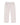 A pair of light beige denim jeans with a subtle paint-splatter pattern, shown flat against a plain white background.