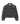 A dark gray washed denim jacket with brown contrast stitching, featuring a button-up front, a chest pocket, and a classic collar, laid flat against a white background.