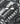 AW26 Crest Masked Foulard - Black/Grey